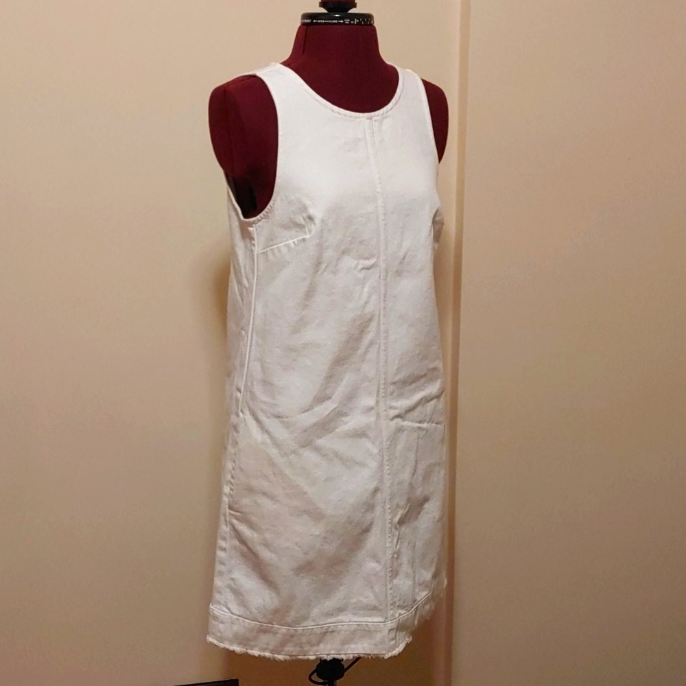 White Jean dress